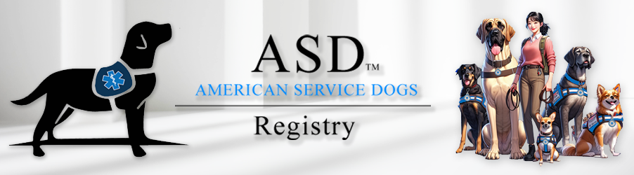 Link to the American Service Dog Registry website.
